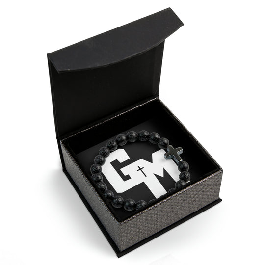 God Motivates Cross Bracelet